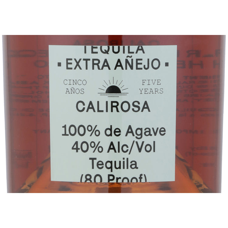 Calirosa Tequila Extra Anejo 5 Yr 80 - 750ML - Front Label