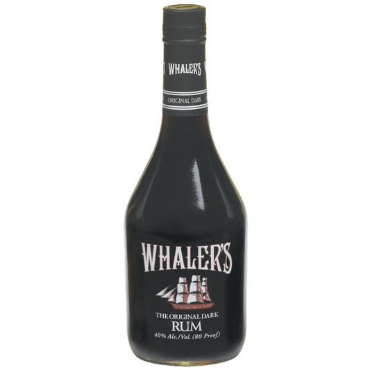 Whalers (Hh) Dark Rum Original Dark 80 - 1.0L - Front