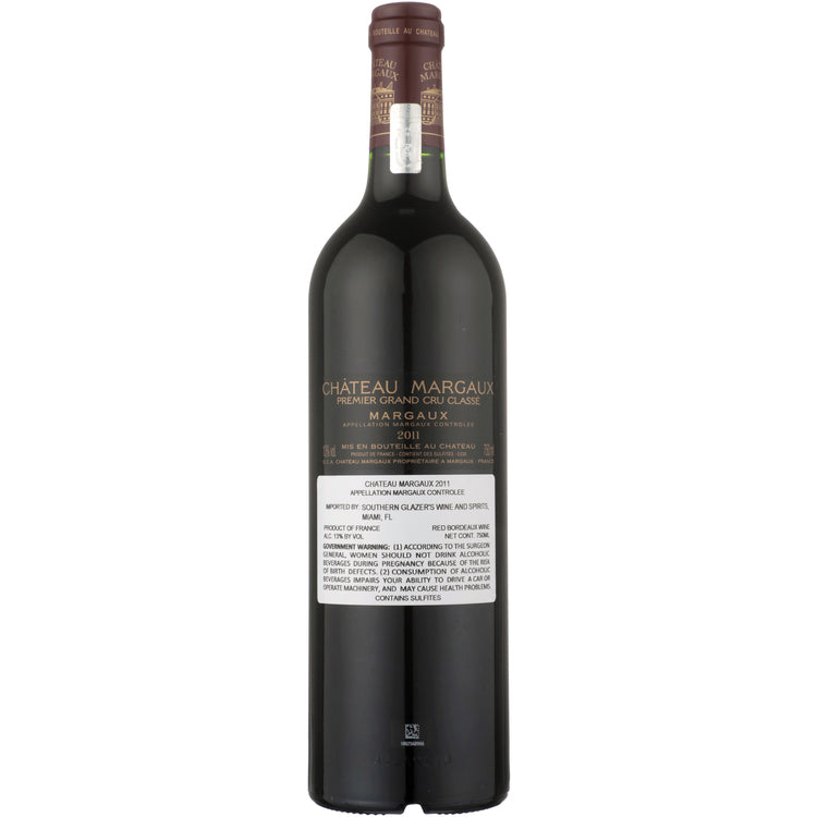 Chateau Margaux Margaux 2011 Wood Box - 750ML - Back
