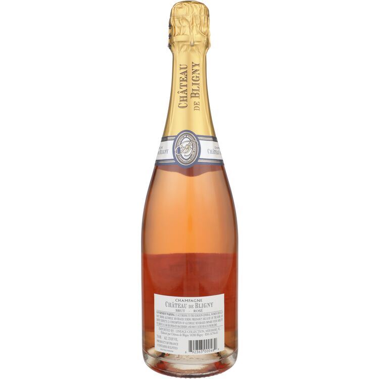 Chateau De Bligny Champagne Brut Rose Grande - 750ML - Back