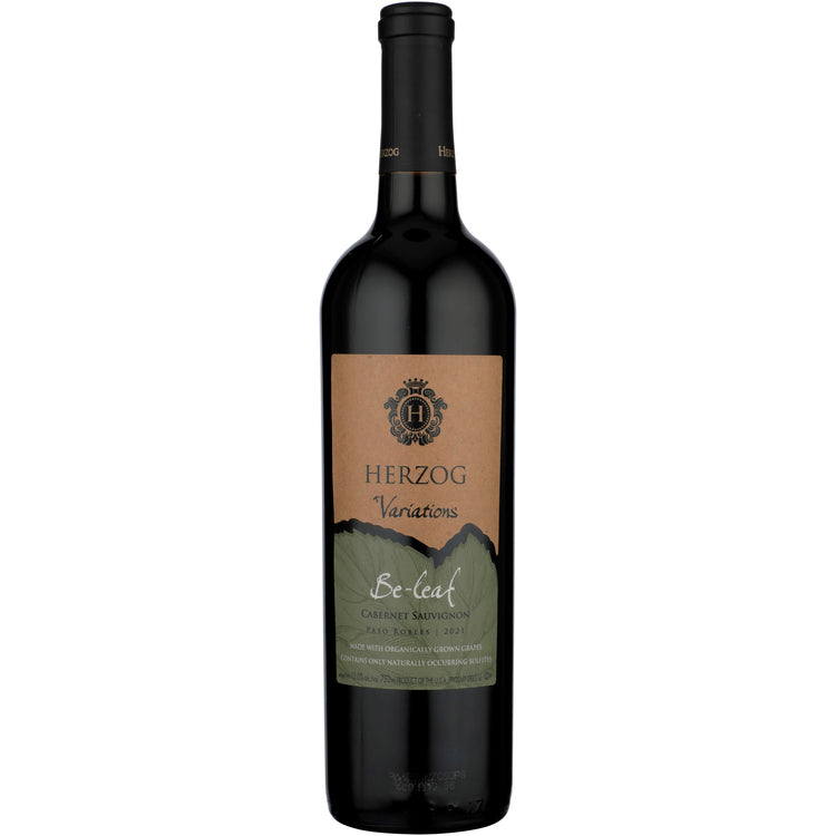 Herzog Cabernet Sauvignon Variations Be-Leaf Paso Robles - 750ML - Front