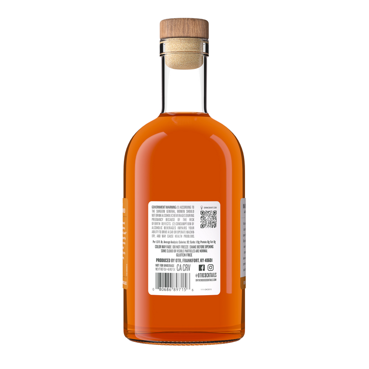 Otr-On The Rocks The Old Fashioned Cocktail Crafted With Knob Creek Bo - 750ML - Back
