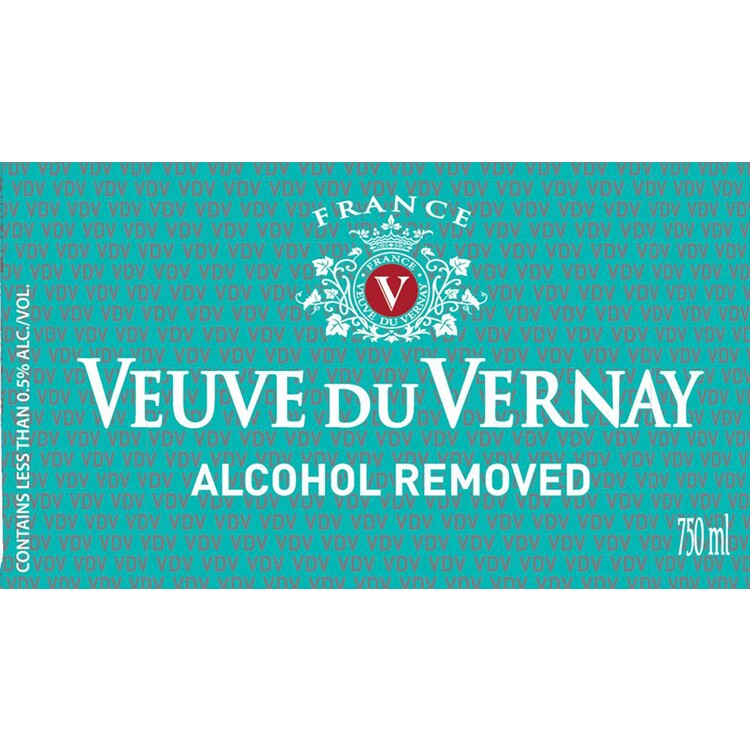 Veuve Du Vernay Sparkling Zero Non-Alcoholic Wine - 750ML - Front Label