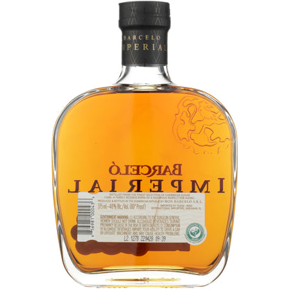 Ron Barcelo Aged Rum Imperial 80 - 375ML - Back