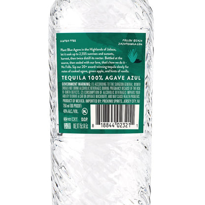 Jaja Tequila Blanco Small Batch 80 - 750ML - Back Label