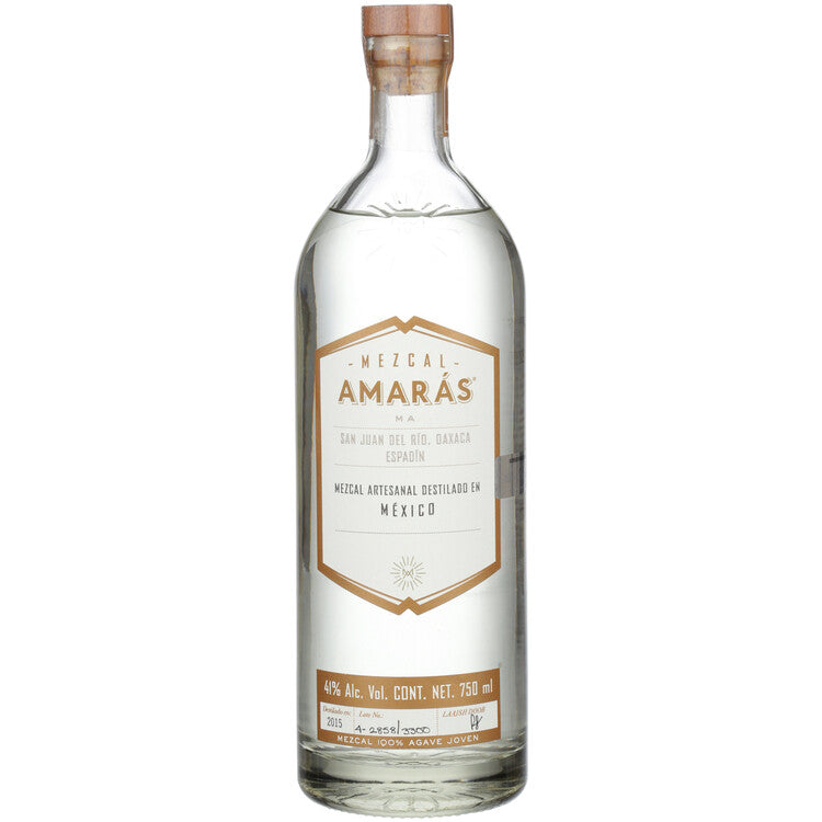 Amaras Mezcal Joven Espadin 82 - 750ML - Front