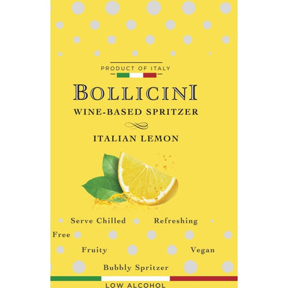 Bollicini Lemon Spritz Wine Based Cocktail - 250ML