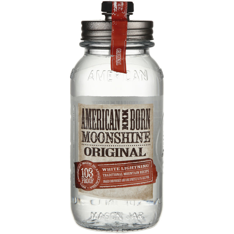 American Born Moonshine White Lightning Original 103 - 750ML - Front