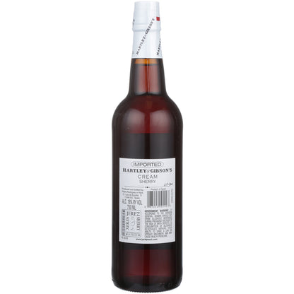 Hartley & Gibson Sherry Cream - 750ML - Back