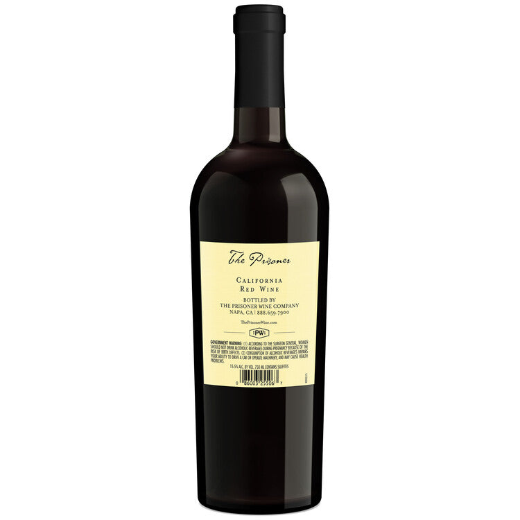 The Prisoner Red Blend Wine California 2022 - 750ML