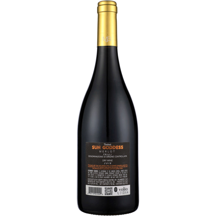 Sun Goddess Merlot Friuli 2018 - 750ML