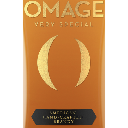 Omage Brandy Vs 80 - 375ML - Front Label