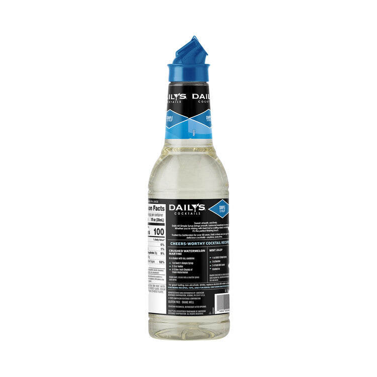 Daily's Simple Syrup - 1.0L - Back