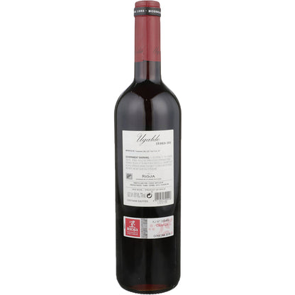 Bodegas Ugalde Rioja Crianza 2018 - 750ML - Back