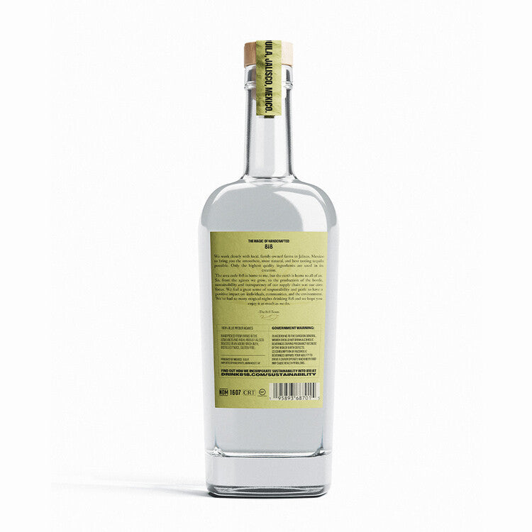818 Tequila Blanco 80 - 750ML - Back