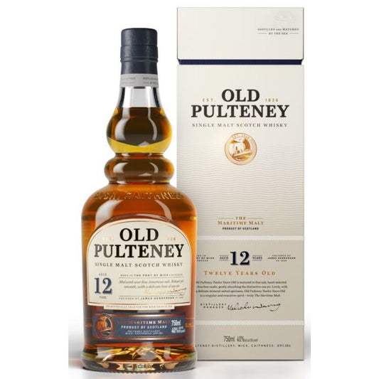Old Pulteney Single Malt Scotch 12 Yr 80 - 750ML