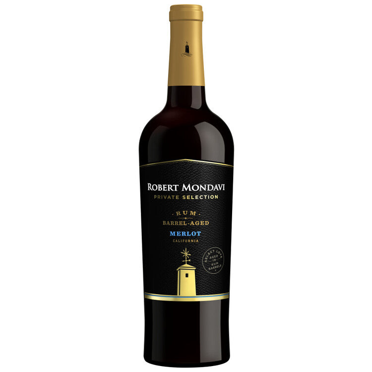 Robert Mondavi Private Selection Merlot Aged In Rum Barrels Monterey C - 750ML