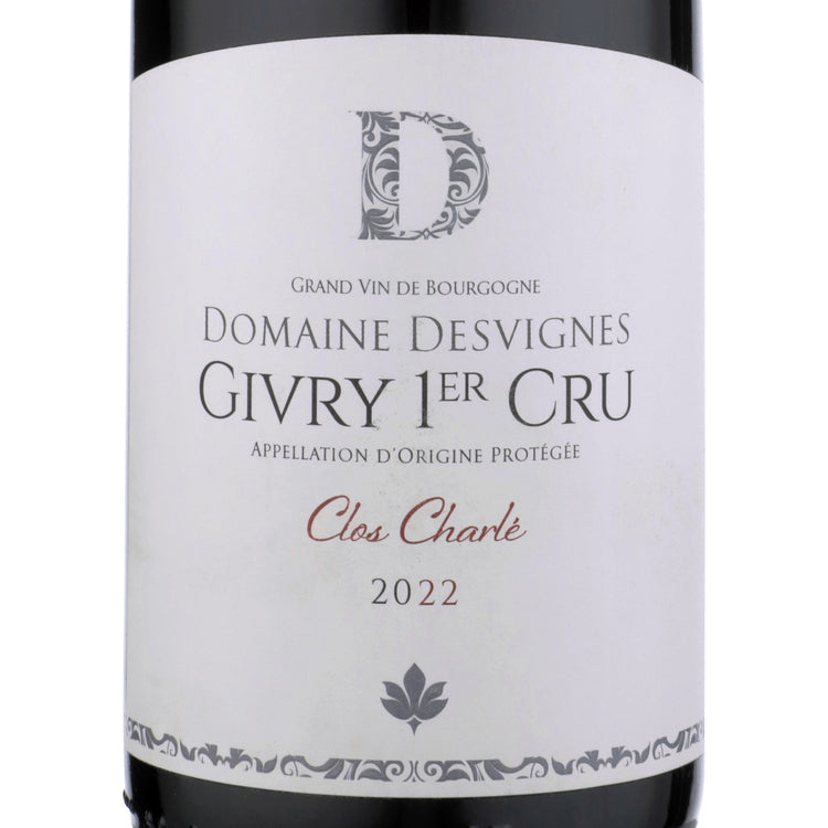 Domaine Desvignes Givry Clos Charle Premier Cru 2022 - 750ML