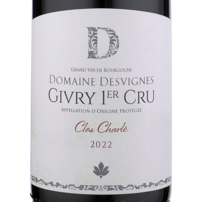 Domaine Desvignes Givry Clos Charle Premier Cru 2022 - 750ML