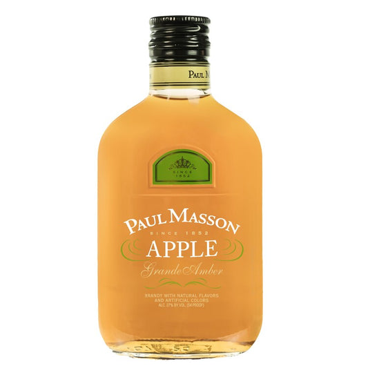 Paul Masson Apple Flavored Brandy Grande Amber 54 - 200ML - Front