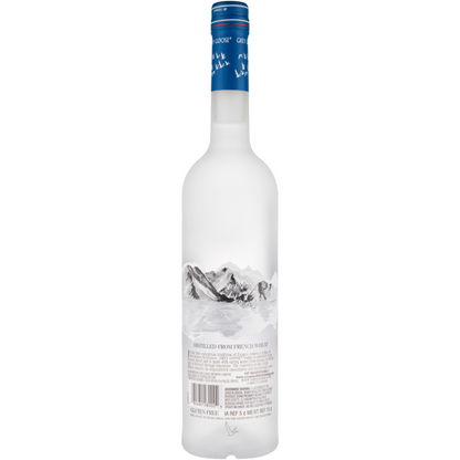 Grey Goose Vodka Original 80 - 750ML - Back