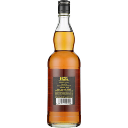 Bikoku Single Malt Whisky Nirasaki 12 Yr 80 - 750ML - Back
