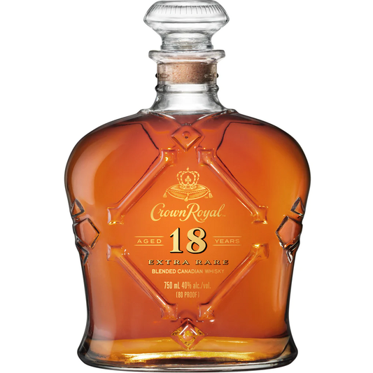 Crown Royal Canadian Whisky Extra Rare 18 Yr 80 - 750ML - Front