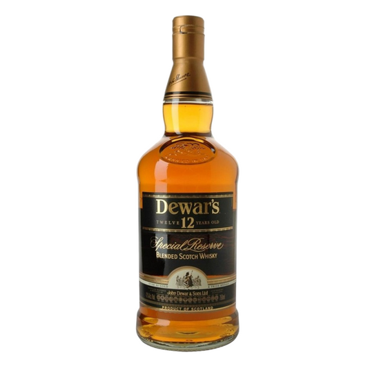 Dewar's Blended Scotch Double Aged 1st Fill Bourbon Casks 12 Yr 80 - 750ML - Front