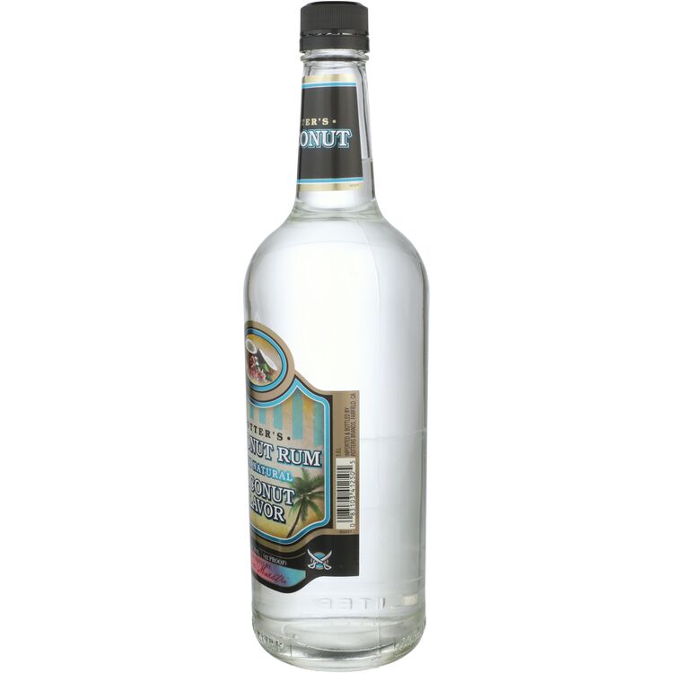 Potter's Coconut Flavored Rum 42 - 1.0L - Back