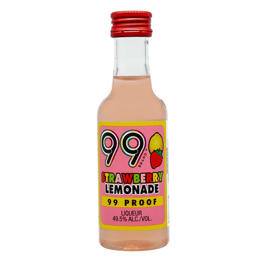 99 Brand Strawberry Lemonade Liqueur 99 - 50ML - Front