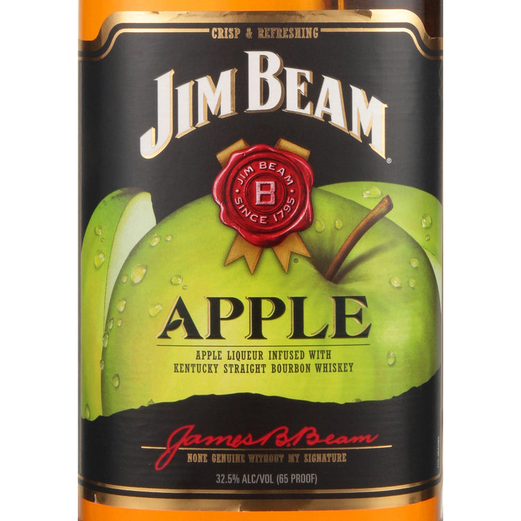 Jim Beam Apple Flavored Whiskey 65 - 1.75L - Front Label