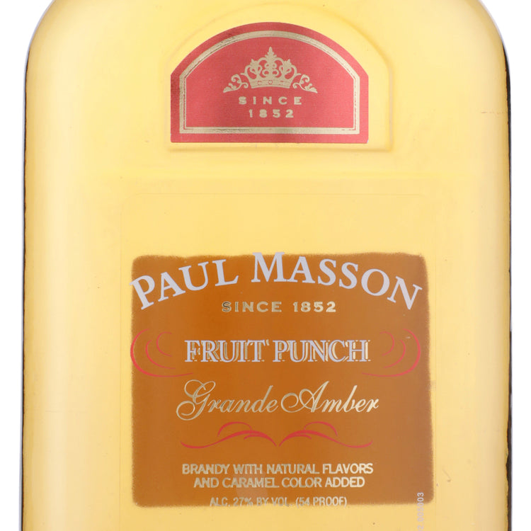 Paul Masson Fruit Punch Flavored Brandy Grande Amber 54 - 200ML