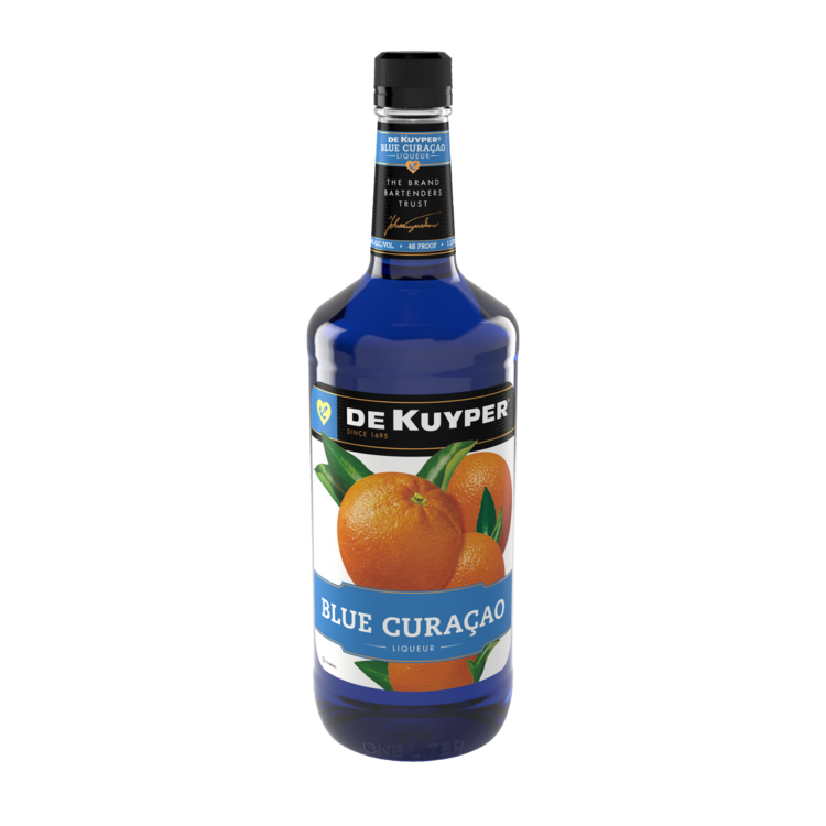 Dekuyper Curacao Blue 48 - 1.0L - Front