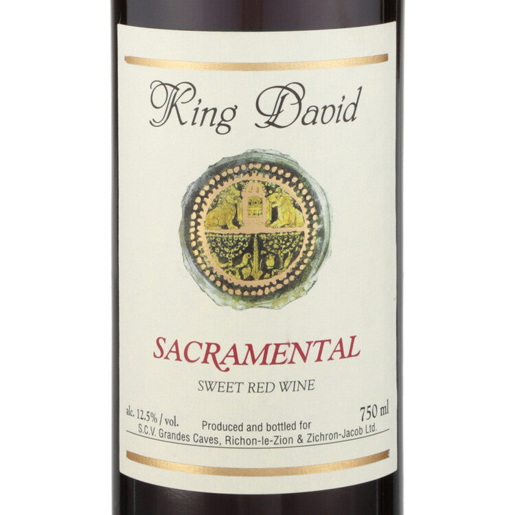 King David Sacramental Wine - 750ML - Front Label