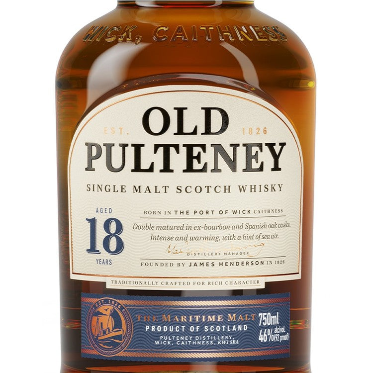 Old Pulteney Single Malt Scotch 18 Yr 92 - 750ML
