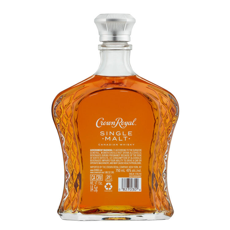 Crown Royal Canadian Whisky Single Malt 90 - 750ML