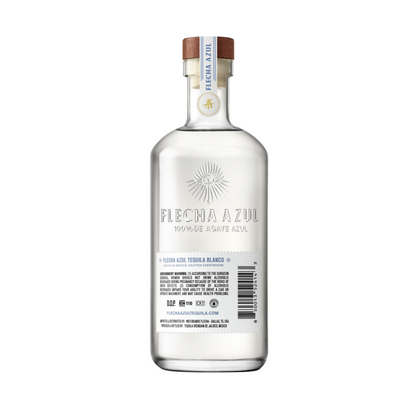 Flecha Azul Tequila Blanco 80 - 375ML - Back