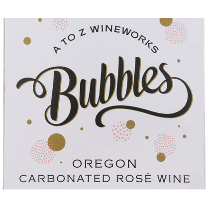A To Z Wineworks Sparkling Rose Bubbles Oregon - 250ML