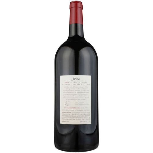 Jordan Cabernet Sauvignon Library Release Alexander Valley 2010 Wood B - 3.0L - Back