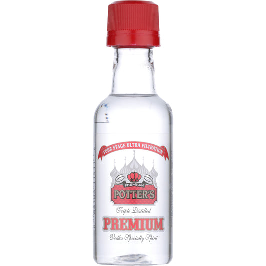 Potter's Vodka 80 - 50ML - Front