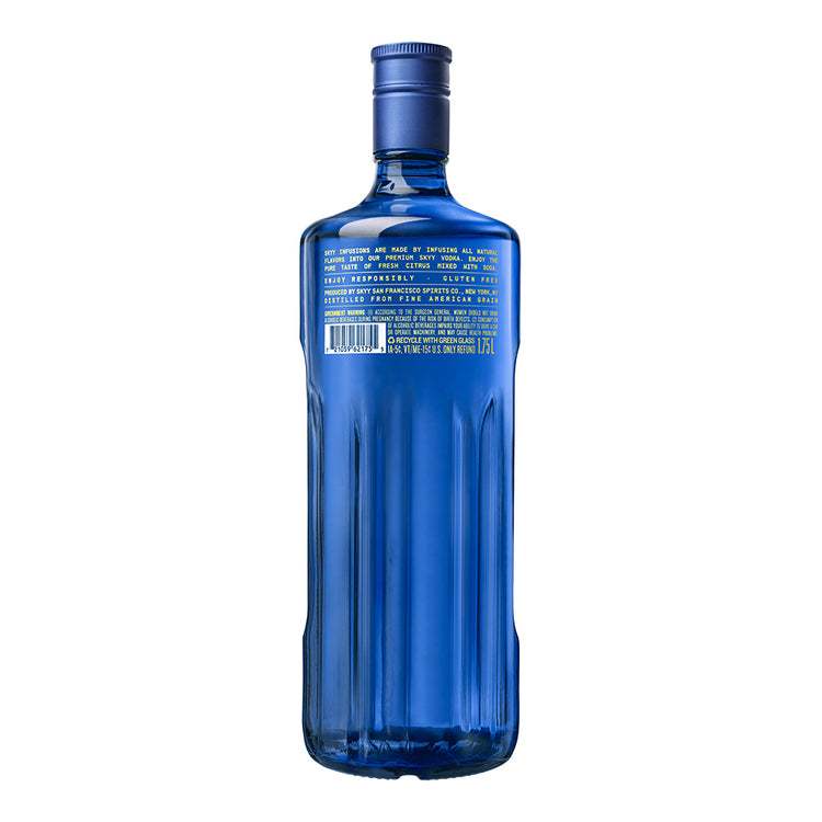 Skyy Citrus Flavored Vodka Infusions 70 - 1.75L - Back