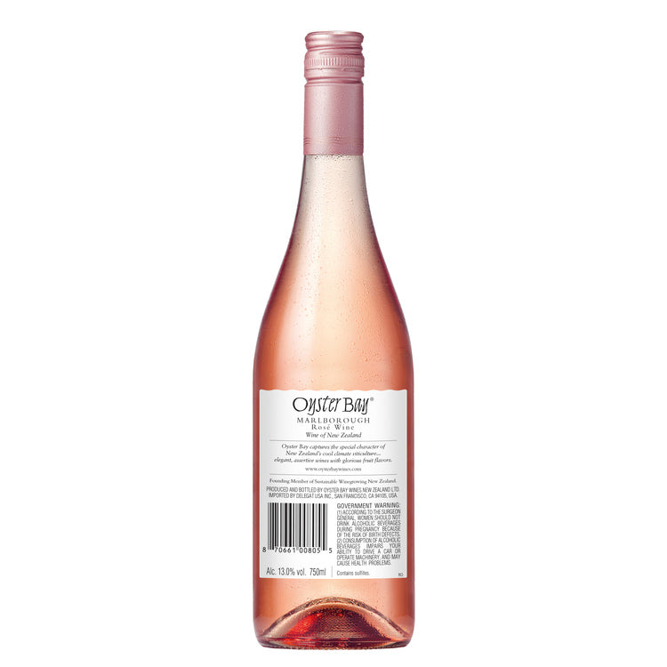 Oyster Bay Rose Wine Marlborough - 750ML - Back