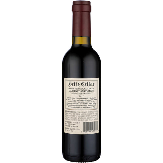 Heitz Cellar Cabernet Sauvignon Linda Falls Vineyard Howell Mountain 2 - 375ML - Back