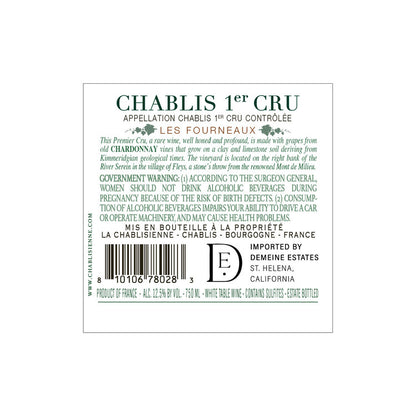 La Chablisienne Chablis Les Fourneaux Premier Cru 2019 - 750ML
