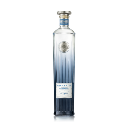 Flecha Azul Tequila Anejo Cristalino Aged 18 Months 80 - 750ML - Front