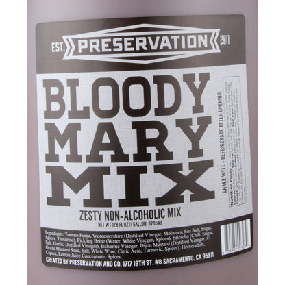 Preservation Bloody Mary Mix - 1.0G - Front Label