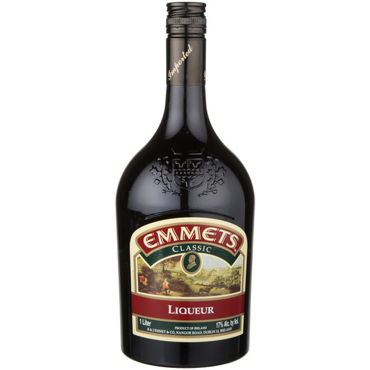 Emmets Irish Cream Liqueur 34 - 1.0L - Front