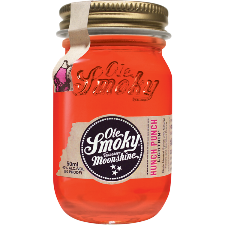 Ole Smoky Hunch Punch Lightnin' Moonshine 80 - 50ML - Front