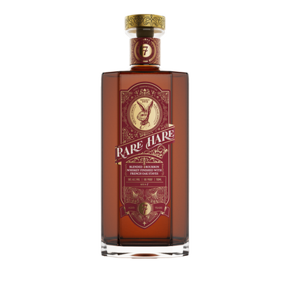 Rare Hare Blended Bourbon Finished With French Oak Staves 7 Yr 100 - 700ML - Front