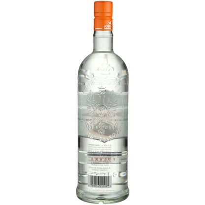 Sobieski Orange Flavored Vodka 70 - 1.0L - Back